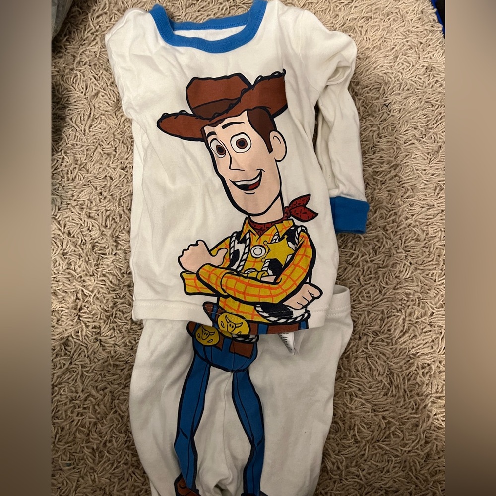 EUC Gap Disney Toy Story Woody Pajamas